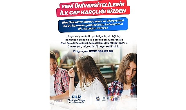 Efes Selçuk'tan Üniversiteye Başlayan Gençlere Harçlık