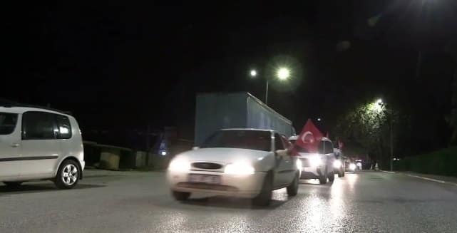 Bilecik'te Yeni Yasaya Dev Konvoylu Protesto